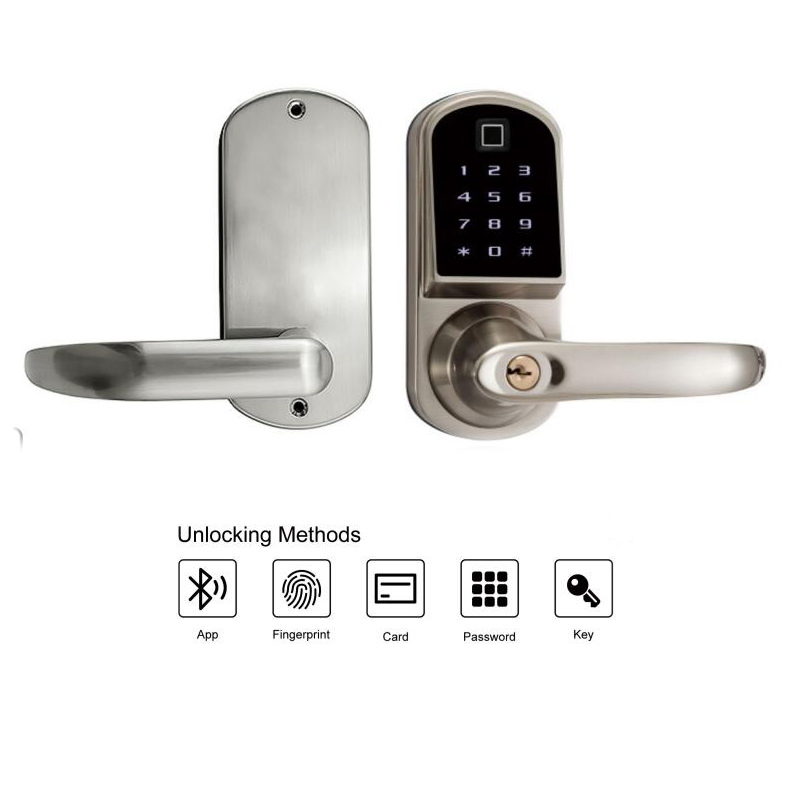 Touchscreen Fingerprint Lock Tt System Voice Instruction