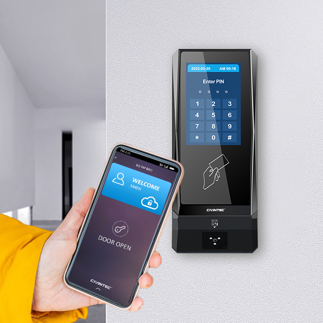 CT9 PRO TCP IP Poe Smart Access Control System with 13.56MHz NFC Communication RFID Card Reader