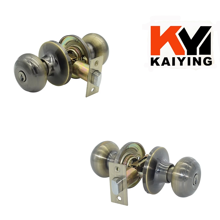 Round Interior Stainless Steel Heavy Duty Deadbolt Knob Door Lock