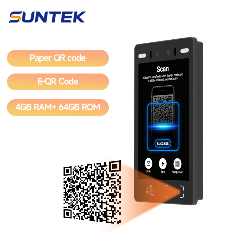 8-Inch Smart Facial Recognition Identity Verification Suntek Access Control System for Office Buildings/Airports//Stations Entry