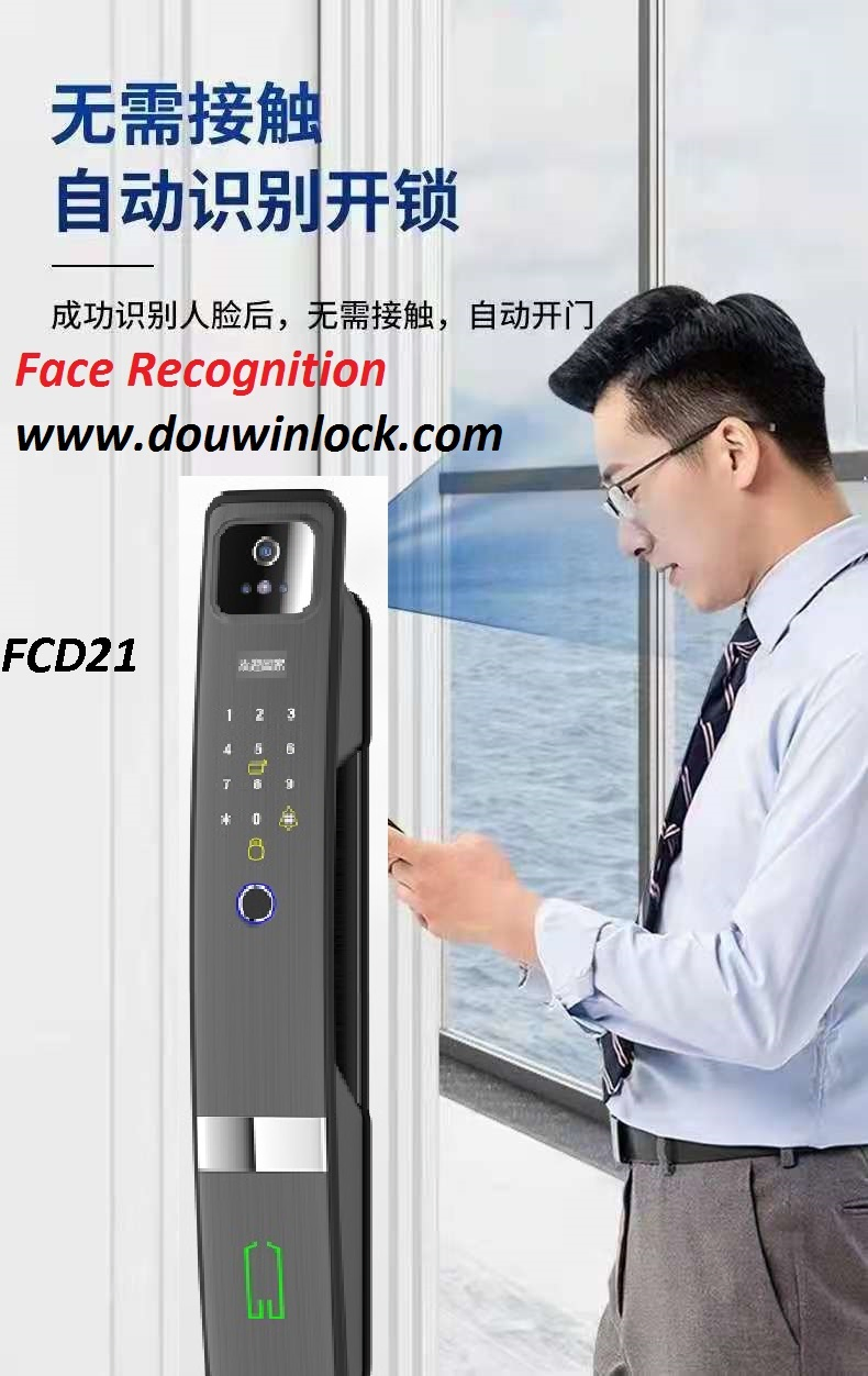 WiFi Tuya APP Camera Monitor Screen Mobile NFC Remote Control Fingerprint Door Lock