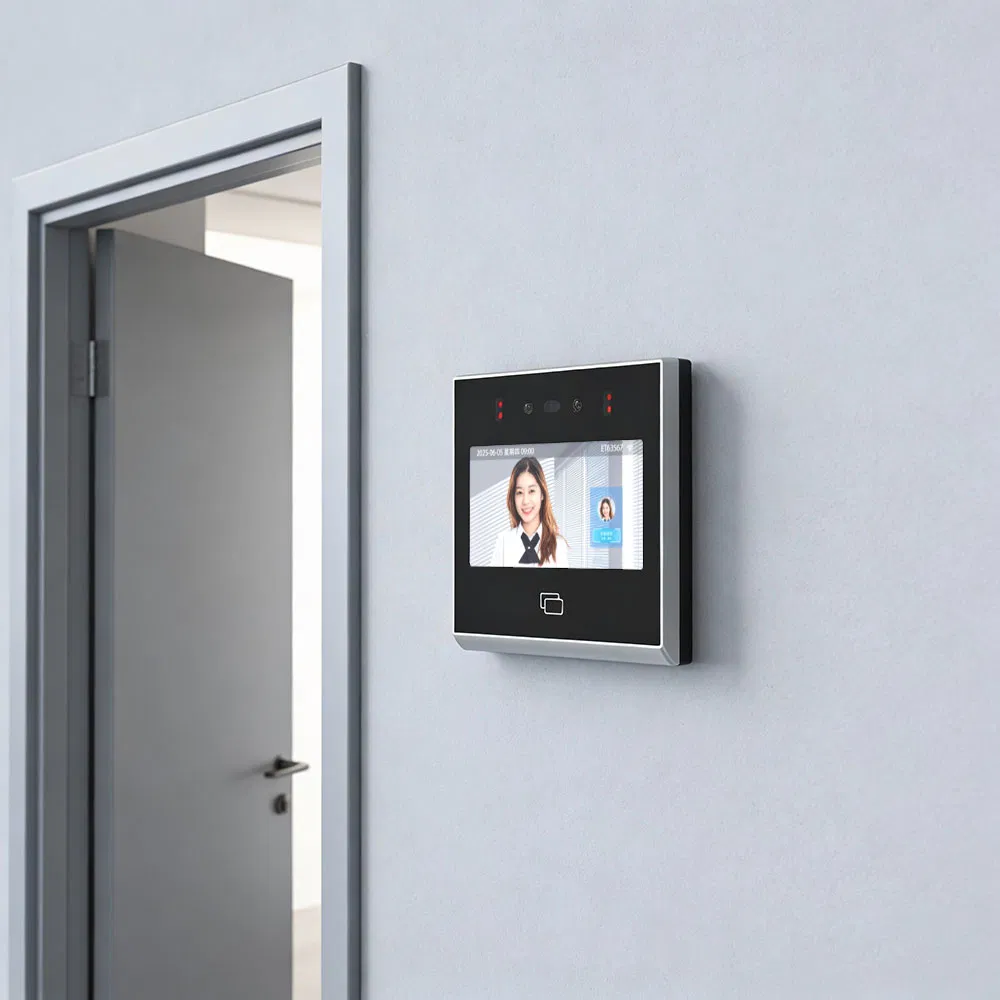 High-Storage 1+8g Android Facial Recognition Time Attendance System for Apartment Buildings