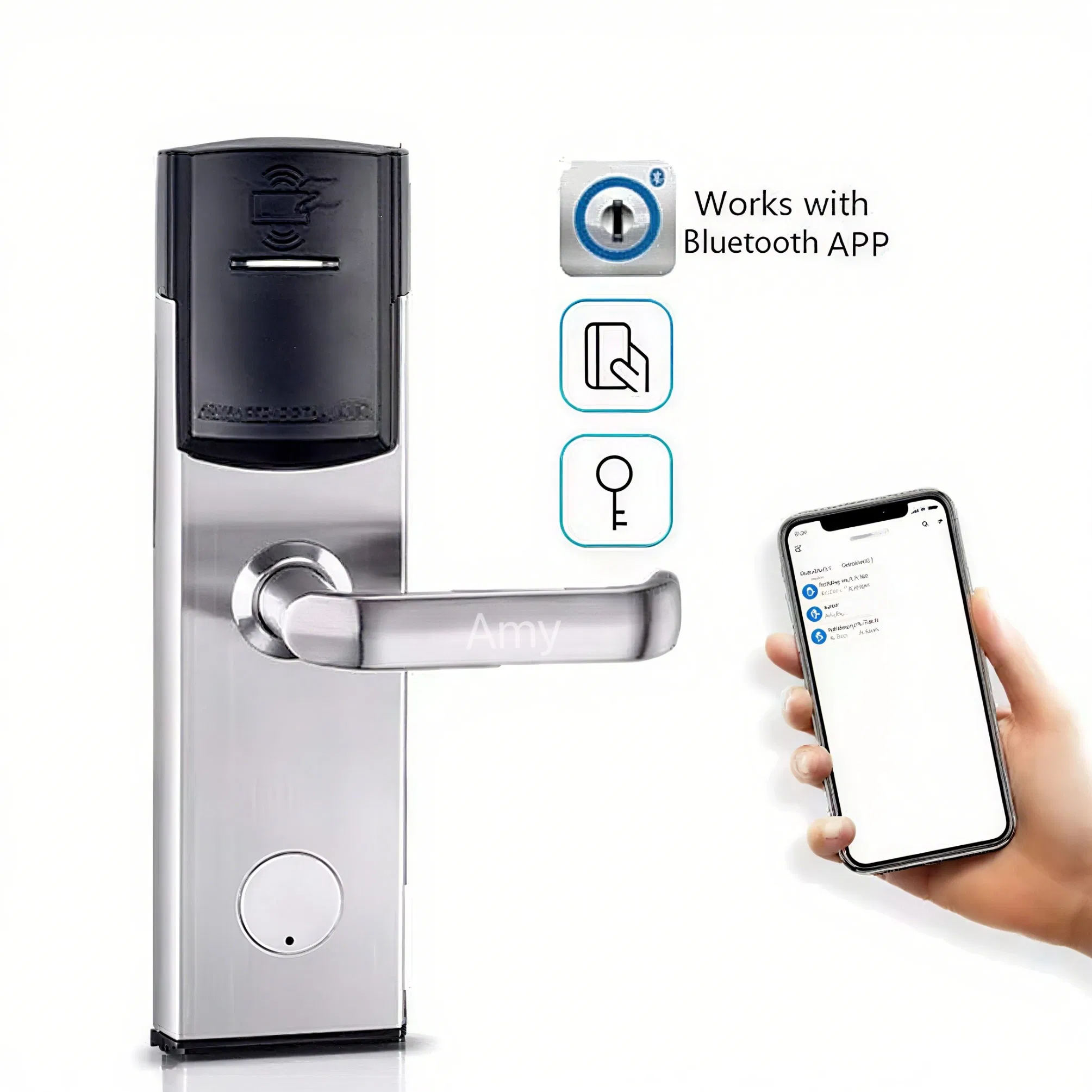 Hot Sale Customized Color Classic Automatic Design Arrival Competitive Price Hotel Smart Gate Door Lock