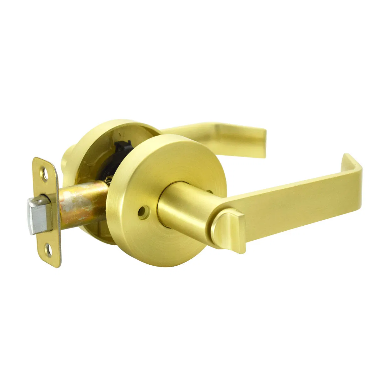Heavy Duty Handle Door Lock with Zinc Alloy and Brass Cylinder Door Lever Handle Door Leverset