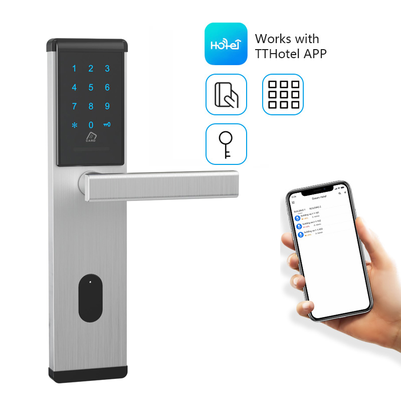 Tthotel Online Cloud Wooden Door Lock System for Smart Hotel