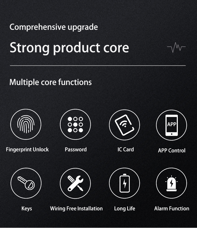 Stainless Steel Home Apartment Electronic Digital Fingerprint Bluetooth Ttlock Smart Door Lock