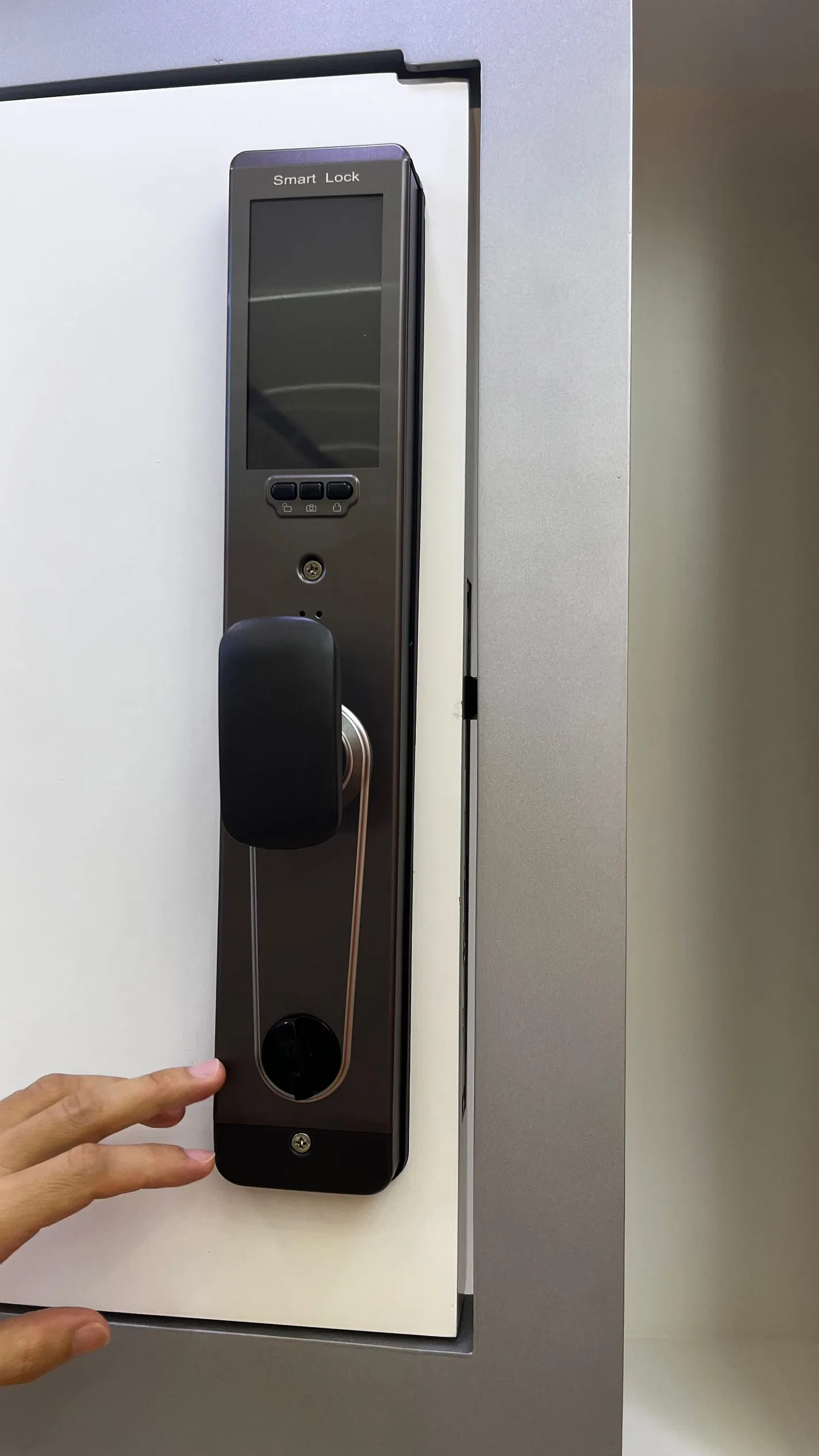 Digital Face Recognition Electronic Keypad Biometric Fingerprint Smart Card Door Lock System