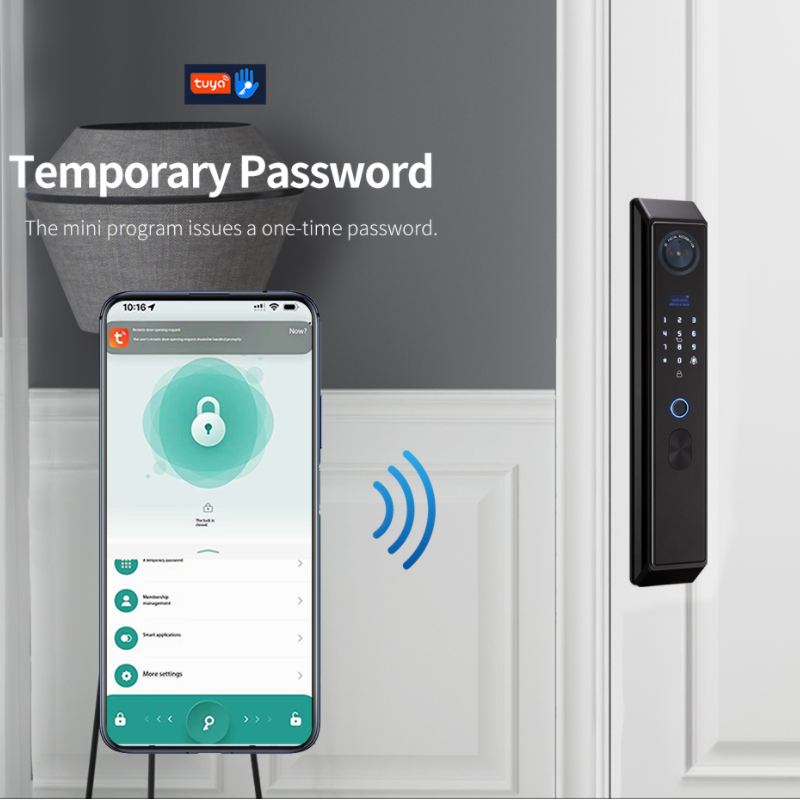 Hot Sale OEM 3D Face Camera Invisible Smart Lock for Front Door