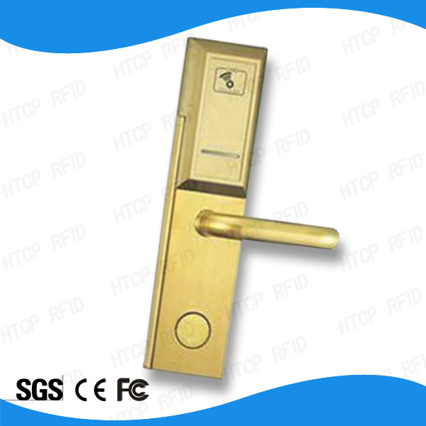 Stainless Steel Wireless Zigbee Online Hotel Door Lock Remote Control Electronic Handle Lock