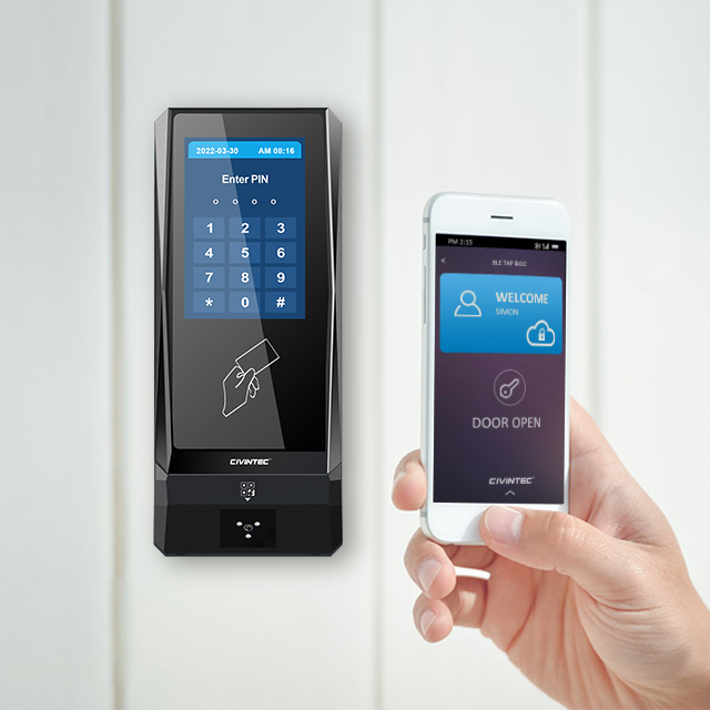 Outdoor Waterproof TCP/IP RFID NFC BLE Auto Entry Access Control Turnstile Door Access Control System