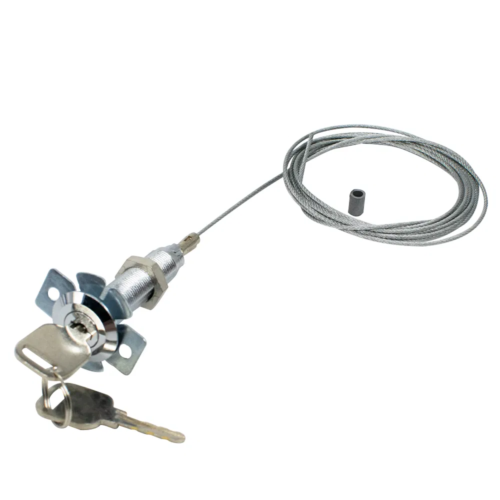 2 Meter Rolling Shutter/Garage Door Emergency Lock with Two Keys Remote Control Electric Garage Universal Lock Core