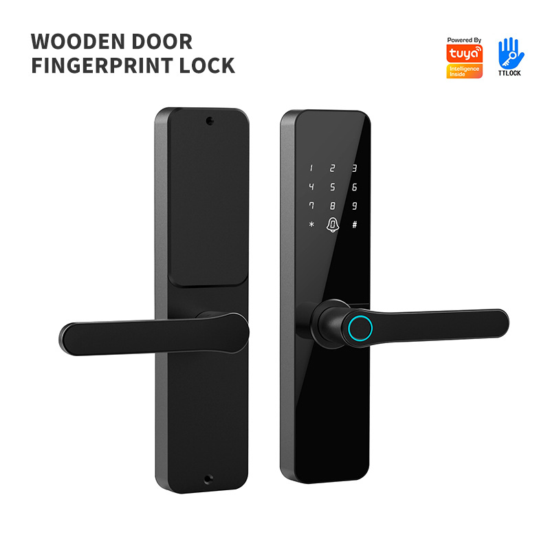 Electronic Smart Door Lock Handle Tuya Smart Lock