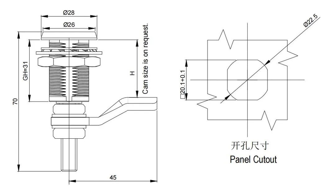 Compression Latch Detail