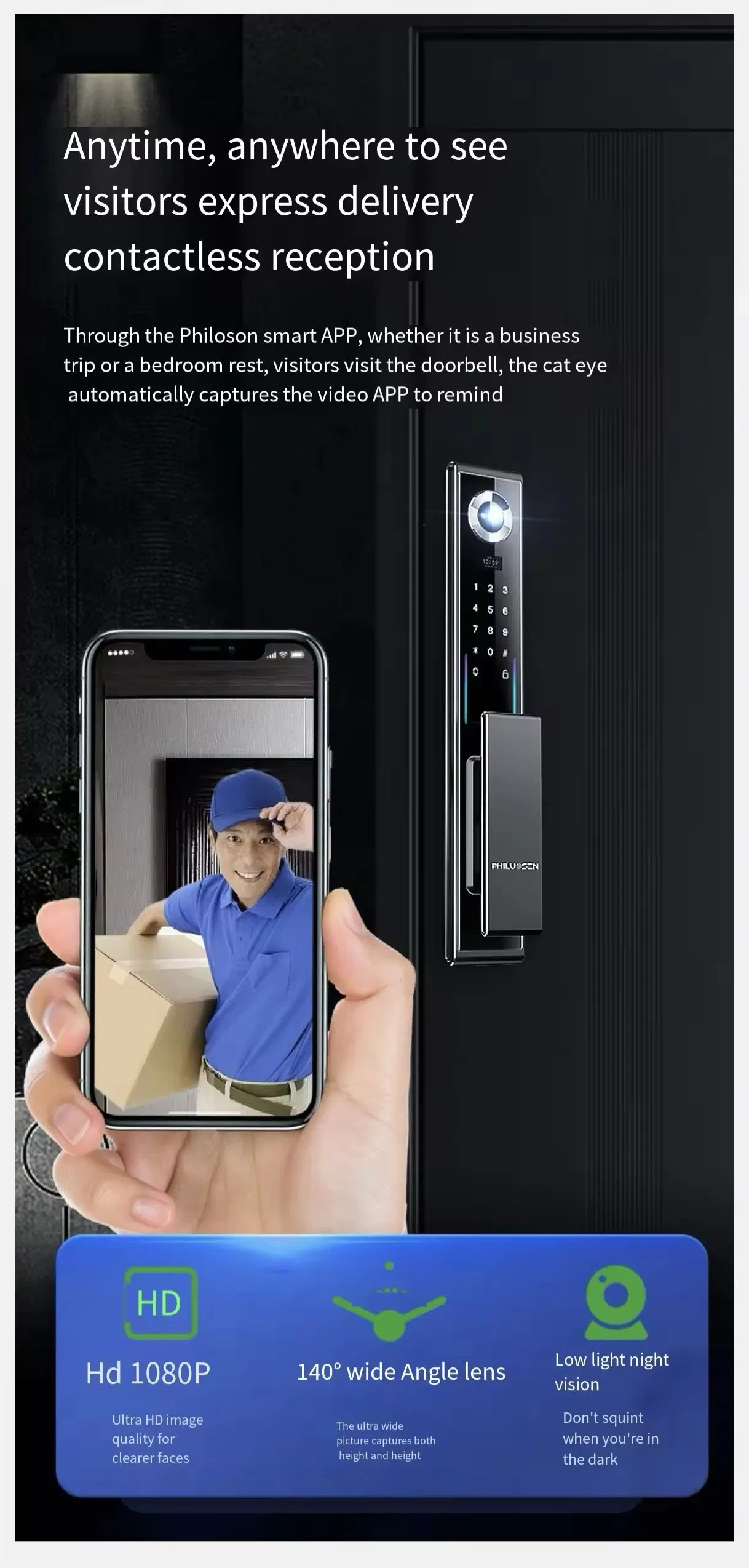 Wholesale Price Tuya Smart Keyless Door Lock WiFi Network IP Fingerprint Reader Memory Card Cloud Data Password for Home Hotels