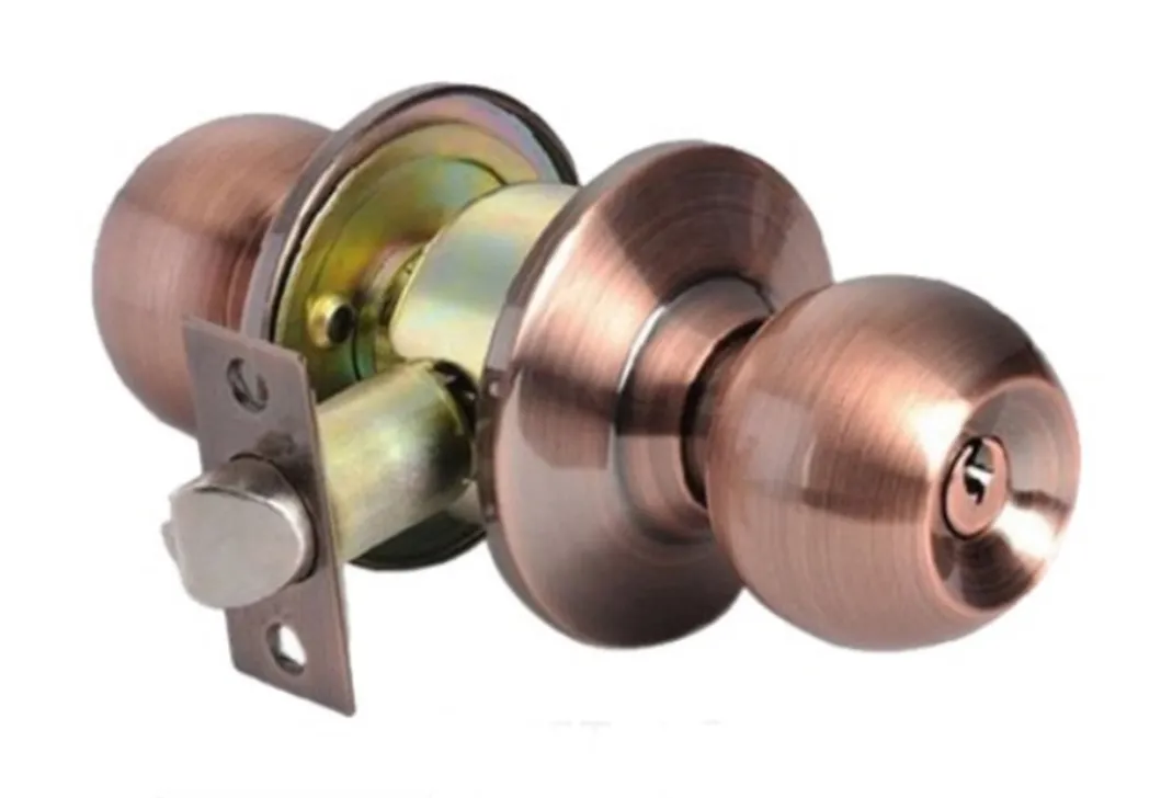 Round Cylindrical Knob Door Lock 4