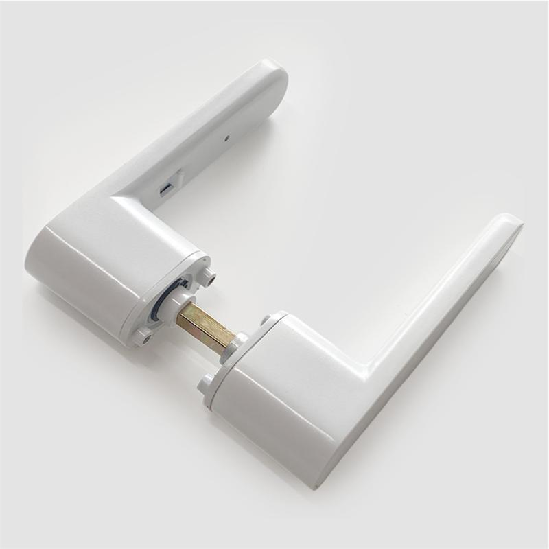 White or Black Magnetic Silient Door Hardware Handle Door Lock