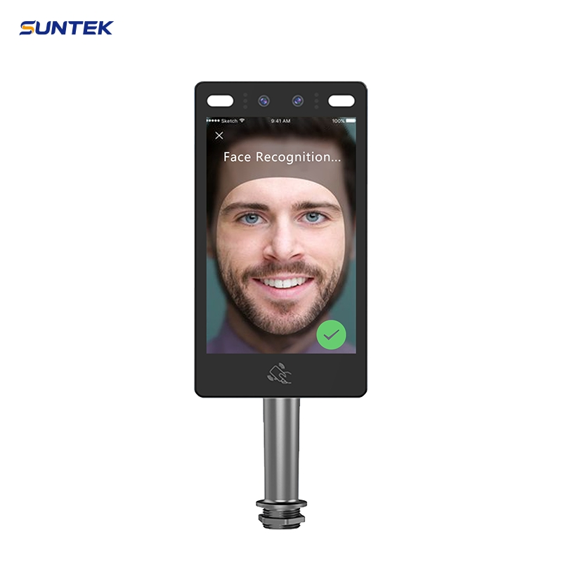 Suntek Ai Dynamic Face Recognition Module Dual Cameras Face Verification Terminal Password Access Conterol System