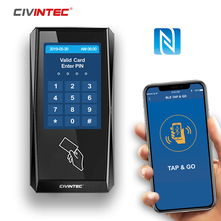 3.5" Linux IP Proximity RFID NFC Smart Card Reader for Multi Room Access Control System with Sdk Software Customizable