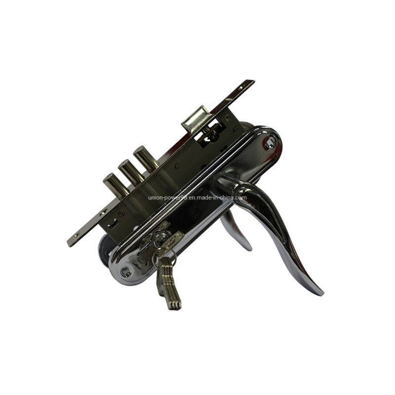 Zinc Alloy Door Lock Security Mechanical Handle Key Mortise Lock