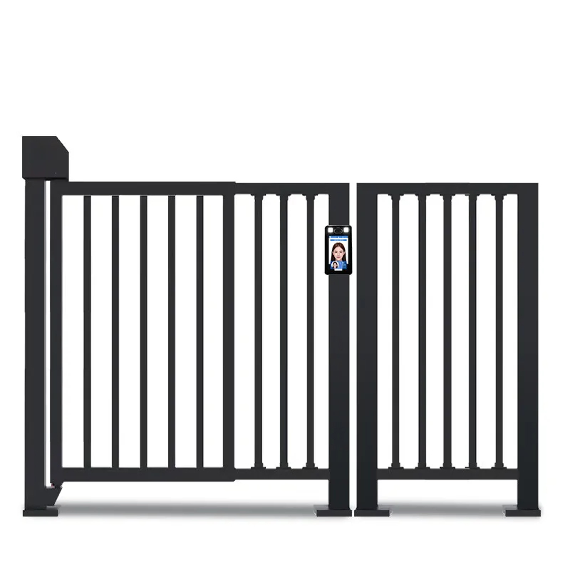 Intelligent Pedestrian Access Door Residential Advertising Door Fence Face Recognition Access Control System Swipe Electric