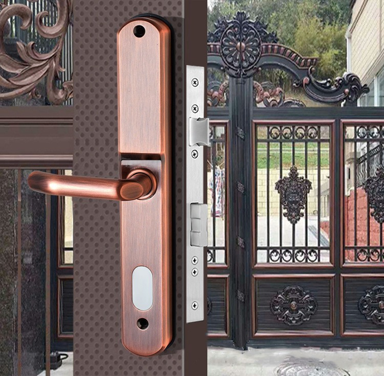 Remote Control Electronic Fingerprint Password Smart Office Hotel Door Lock Frameless Sliding Glass Aluminum