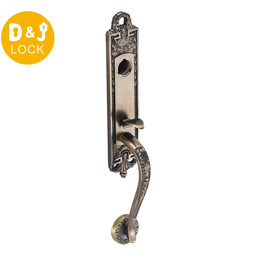 Heavy Duty Zinc Alloy Entry with Deadbolt Handle Mechanical Door Lock