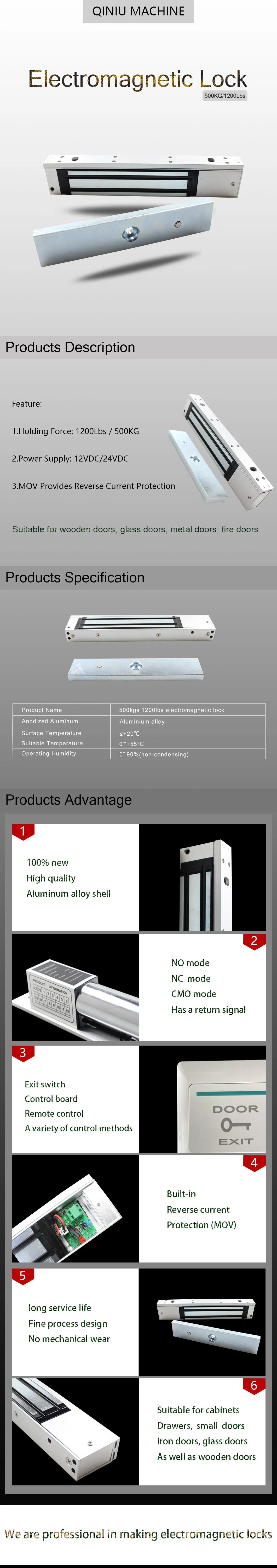 Electronic Magnetic Lock Details