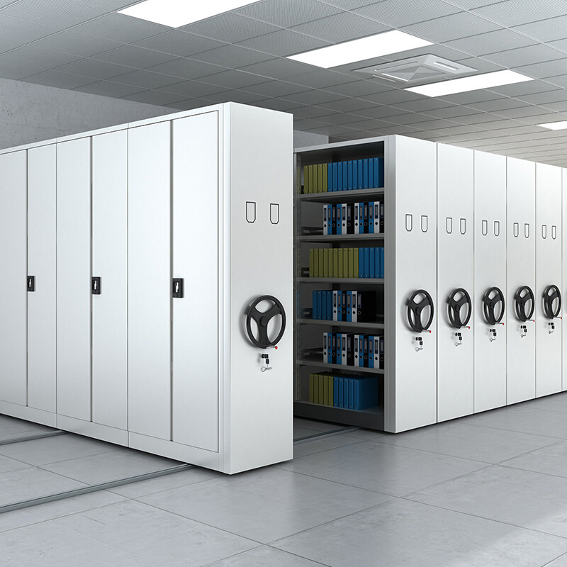 Intelligent Mass Shelving System for Mobile Archive Solutions