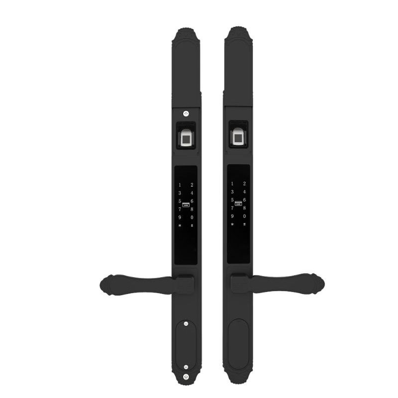 Bedroom Smart Door Lock Ttlock Tuya APP Password Card Fingerprint Smart Handle Lock