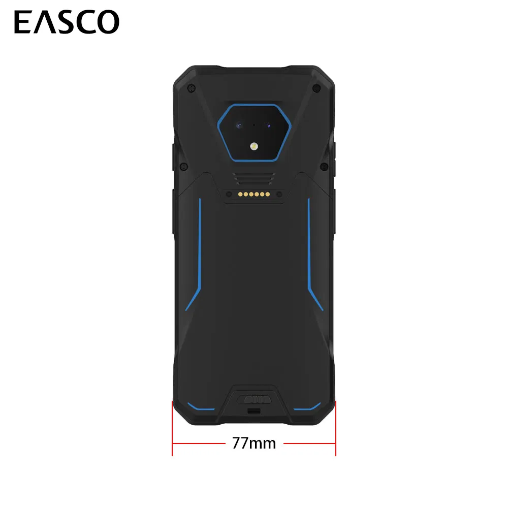 3.8V/5000mAh Removable Battery Handheld Biometrics Time Attendance Access Control System Face Recognition for on-Site Staff Checking