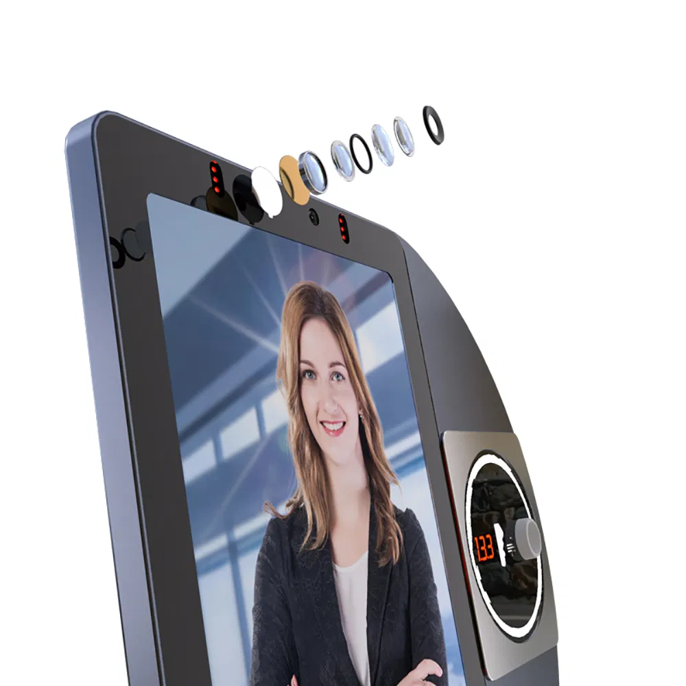 Professional Smart Access Control System Face and Alcohol Breathalyzer Attendance Machine Biometric Access Control Product