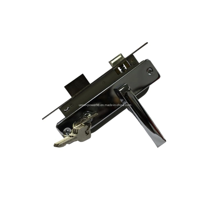 Zinc Alloy Door Lock Security Mechanical Handle Key Mortise Lock