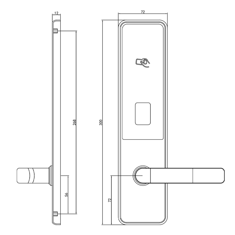 IC Card Electronic Smart Hotel Lock System