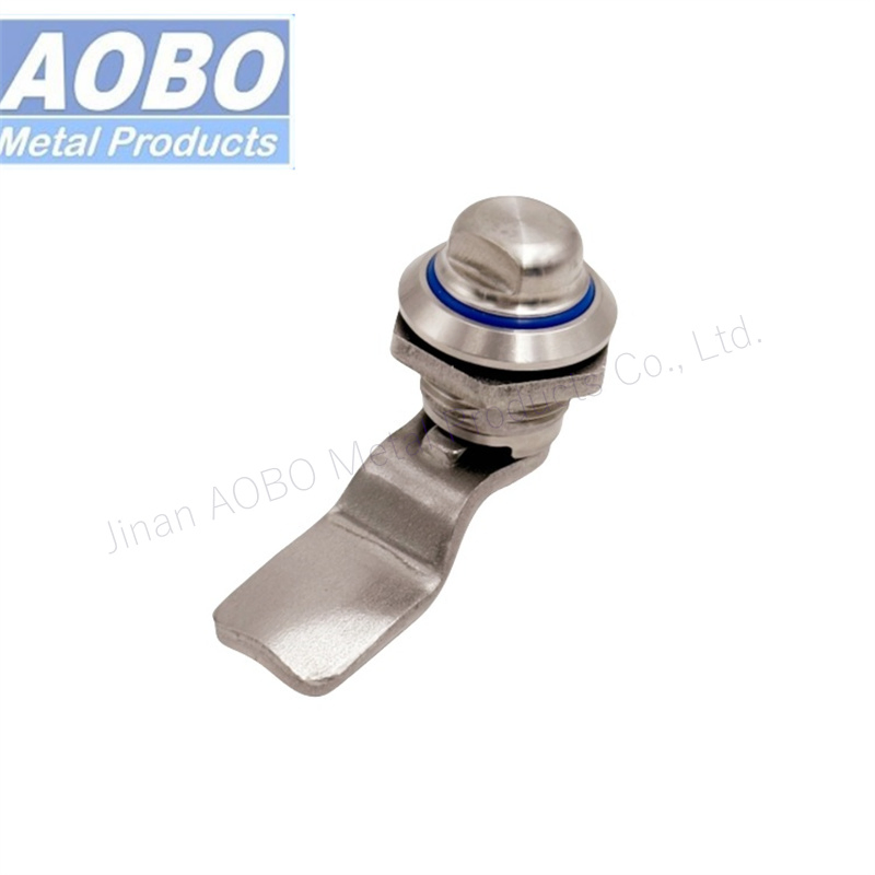 Factory Wholesale Stainless Steel Enclosures Clean Line Knob Quarter Turn Lock Hygiene Lock for Food and Medical Sector and Mechanical Drilling Door