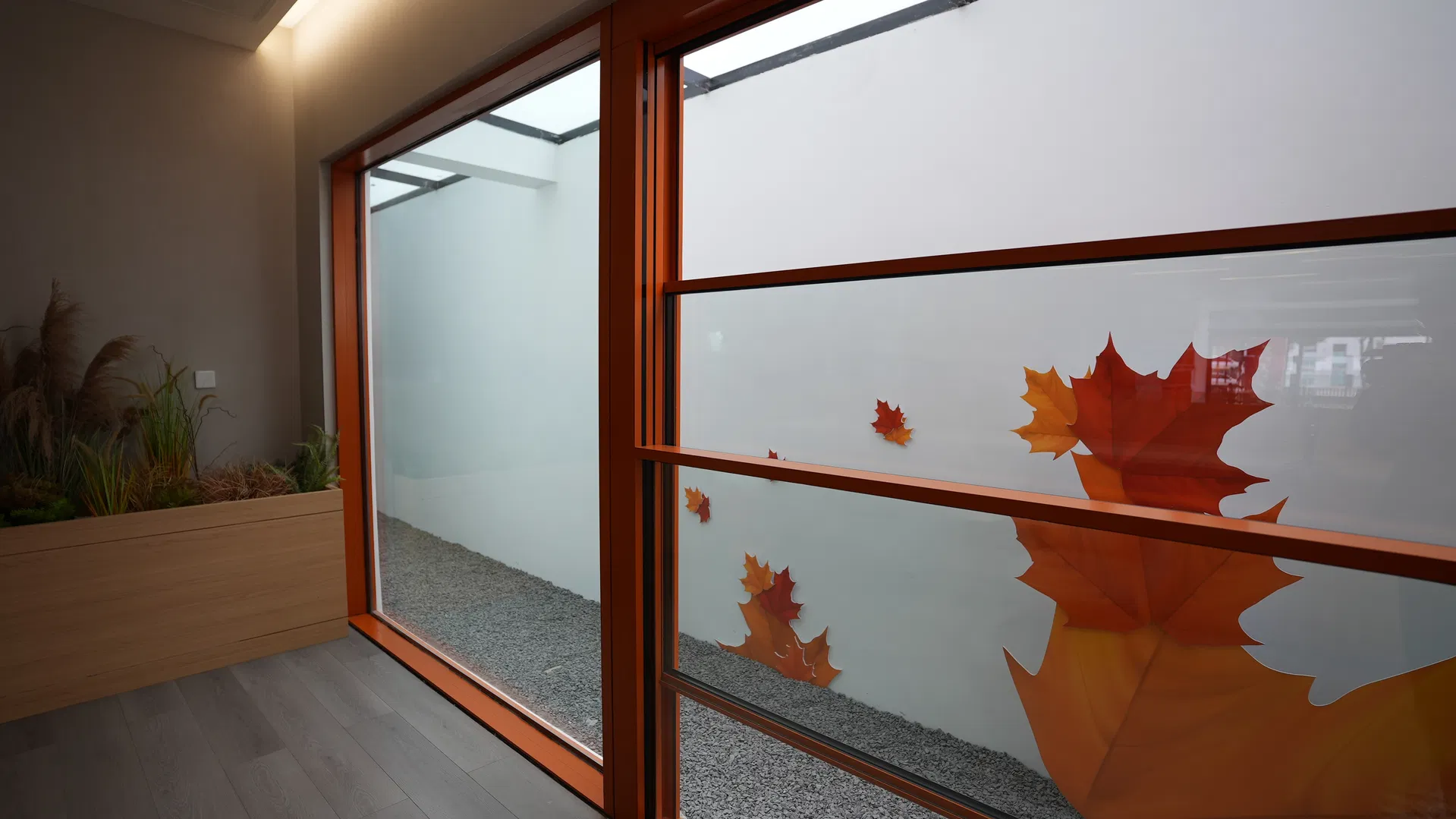 Detalle de ventana inteligente