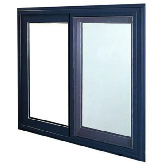 Ventana deslizante de aluminio de diseño simple con vidrio aislante y a prueba de sonido para dormitorio