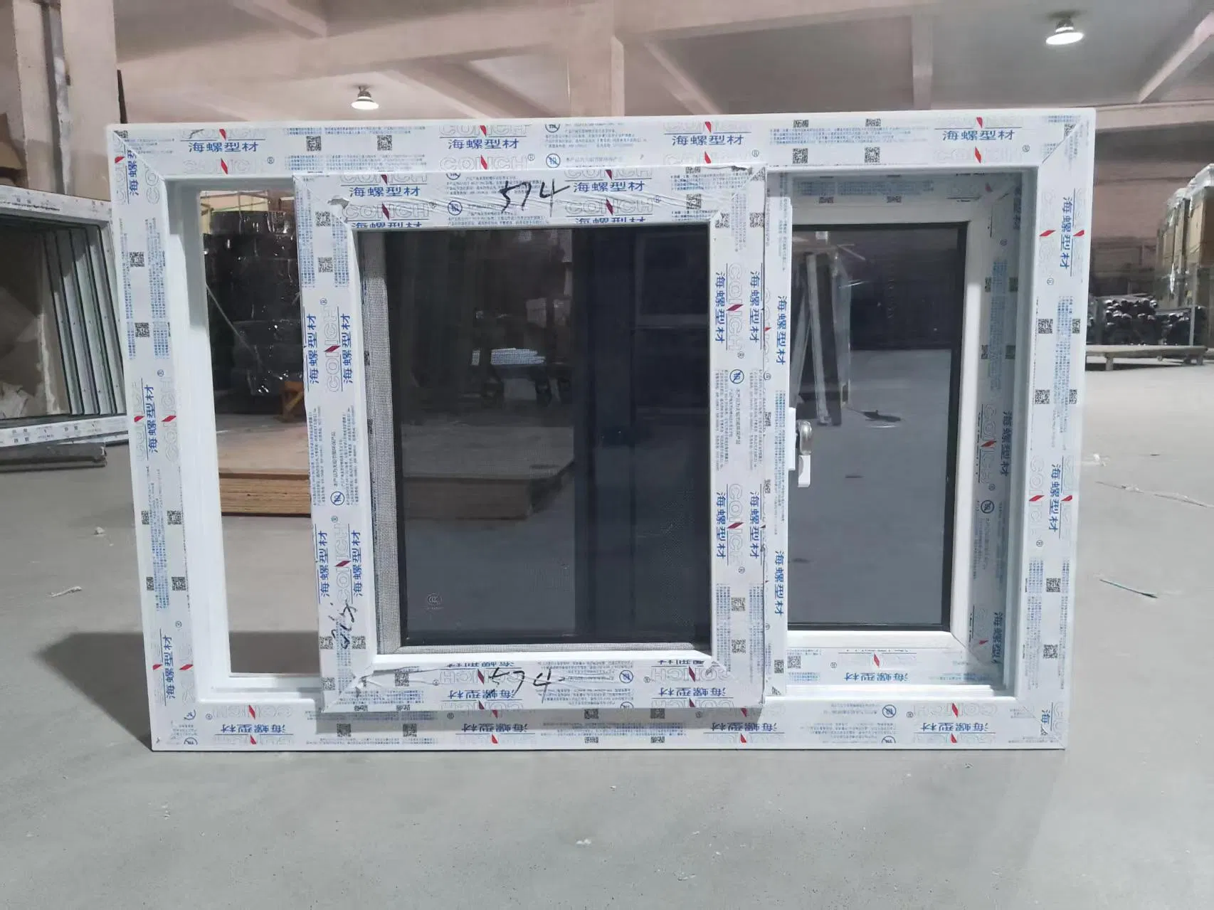 Proyecto de Casa Residencial en América del Sur 88 Ventana Deslizante de PVC con Mosquitera