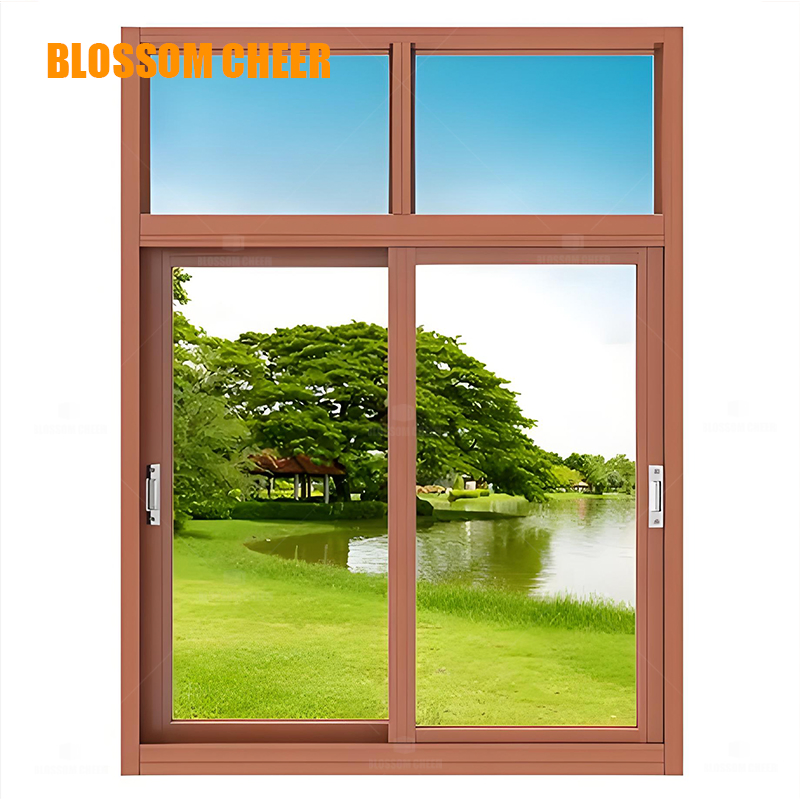 Ventanas deslizantes de aluminio esmaltado moderno premium para casas grandes