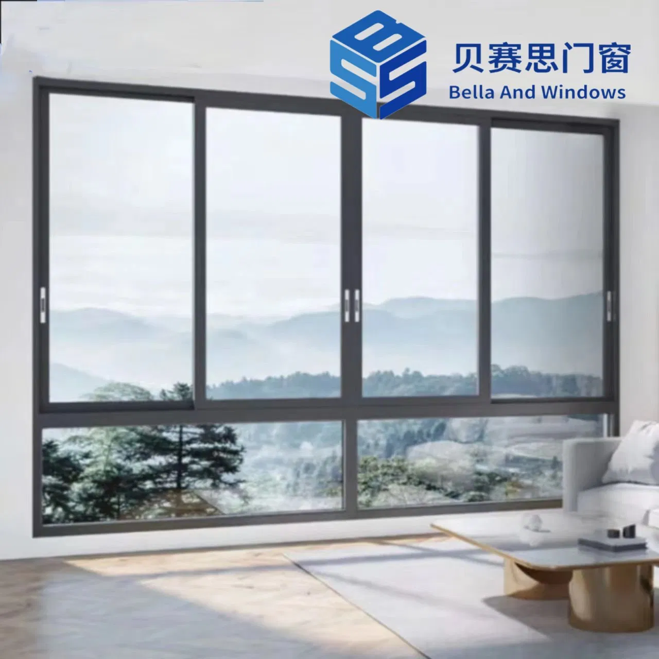 20+ Años Fábrica OEM ODM China Ventana Deslizante de Aleación de Aluminio Personalizada de Alta Calidad con Servicios Postventa