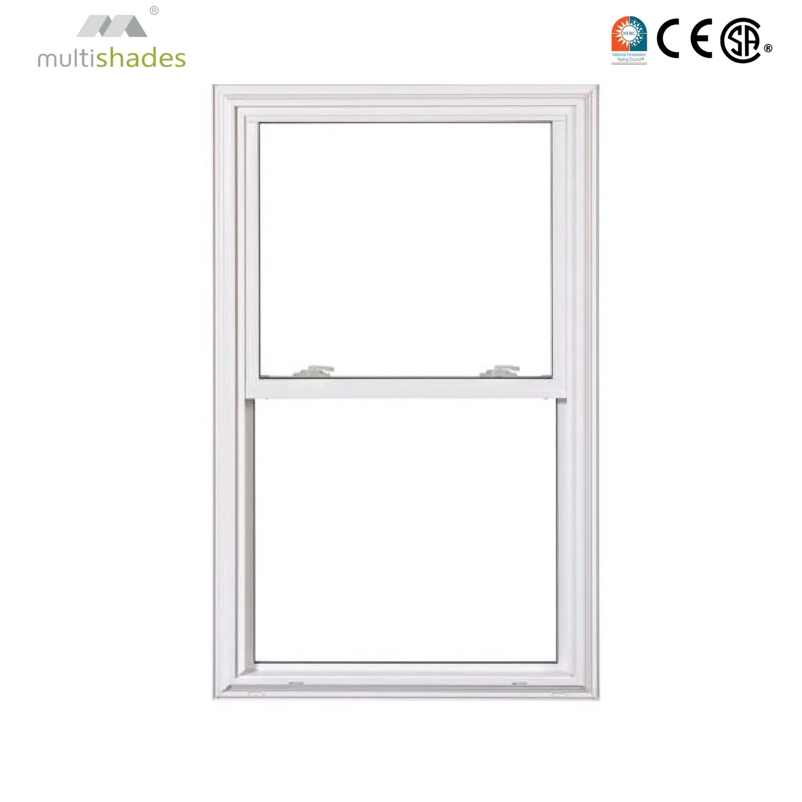 Ventana deslizante vertical de aluminio negro americano con cristal, ventana de doble hoja con mosquitera, ventanas deslizantes verticales