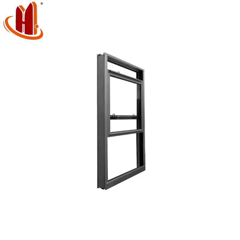 Venta directa de fábrica al por mayor ventana deslizante vertical de aluminio exterior comercial