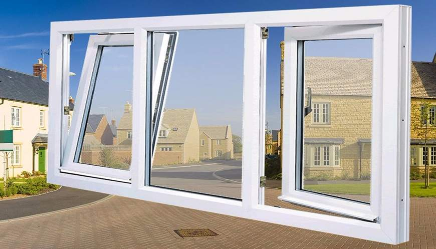 Mejor Precio Ventana de Impacto Ventana Casement de UPVC Ventana Deslizante Ventana de PVC Puertas de Ventana Ventana de UPVC Puertas y Ventanas para el Hogar