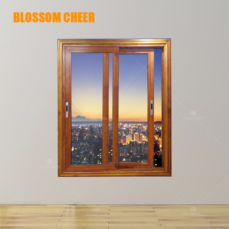 Ventanas deslizantes de aluminio esmaltado moderno premium para casas grandes