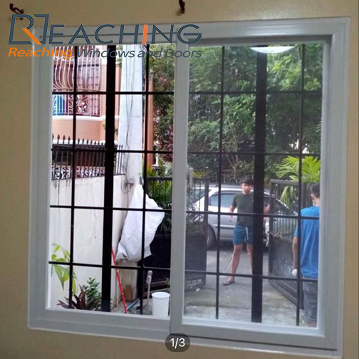 Ventana deslizante de vidrio de aluminio de un solo, doble y triple acristalamiento para uso residencial en villa o apartamento