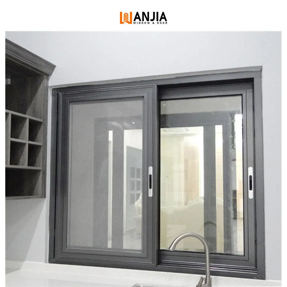Ventanas deslizantes de aluminio con doble cristal horizontal insonorizadas para casas en Australia