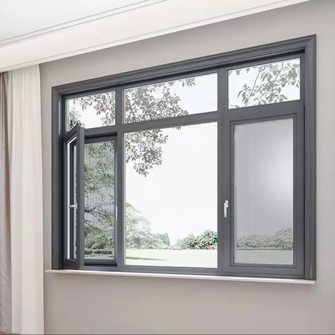 El mercado de China produce ventanas deslizantes de aluminio con marco ultra delgado