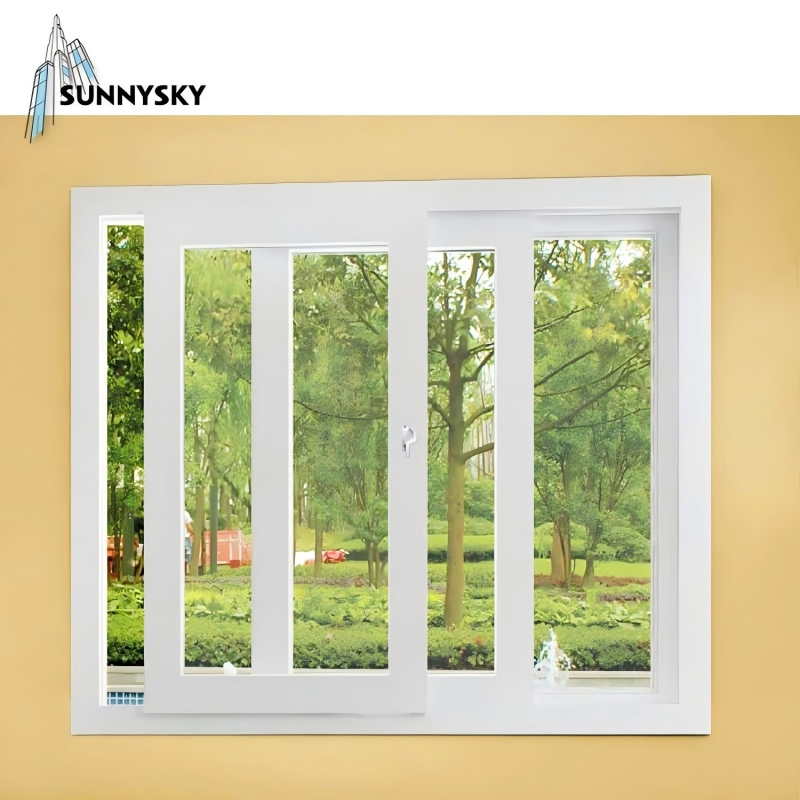 Ventana Deslizante Grande Liberiana de Vidrio Templado Americano 36X48 con Herrajes Duraderos