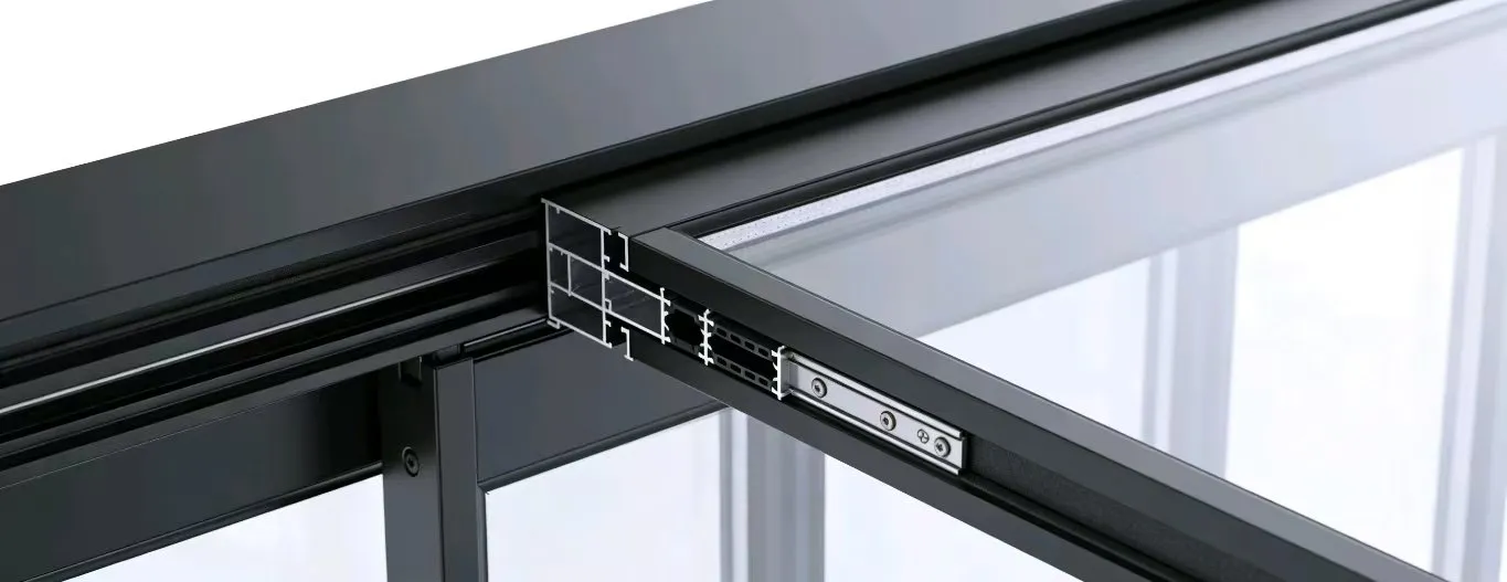 Detalle de ventana de alta seguridad