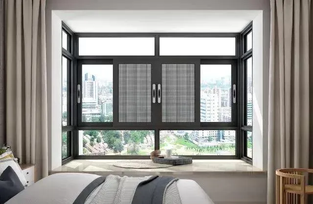 Detalle de ventana deslizante