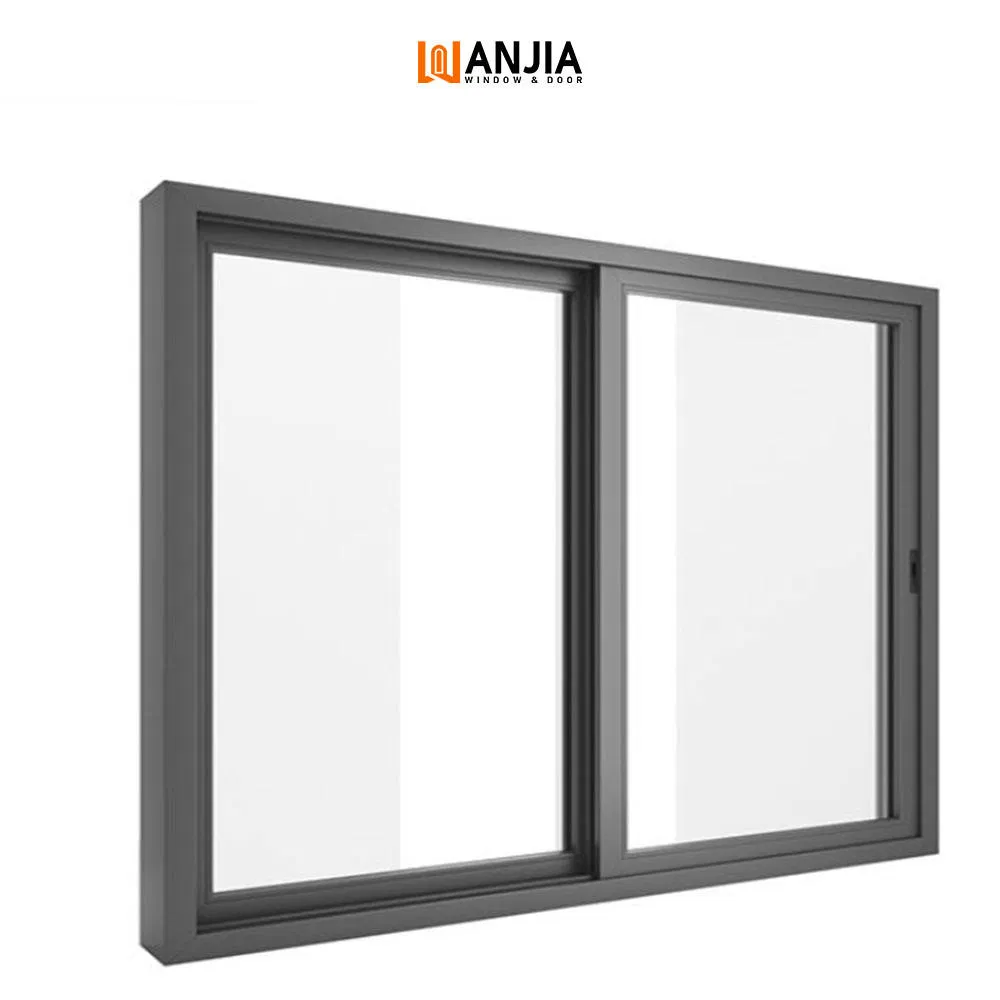 Ventanas deslizantes de aluminio con doble cristal horizontal insonorizadas para casas en Australia